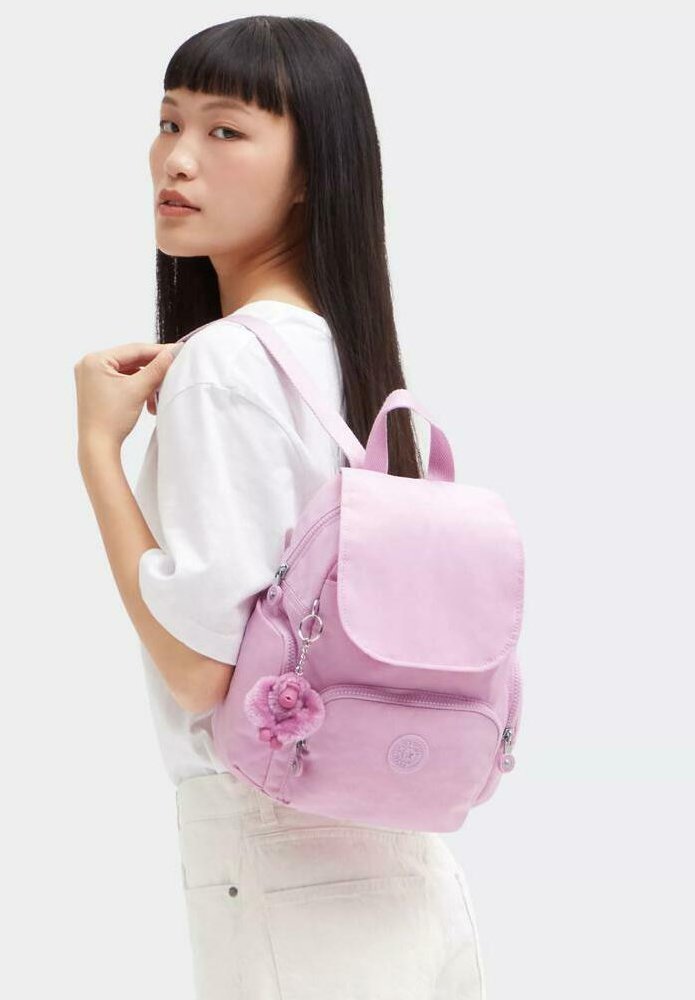 Kipling CITY ZIP MINI - Dagryggsäck - blooming pink