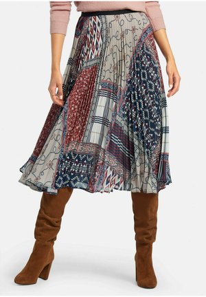 A-line skirt - blau/multicolor