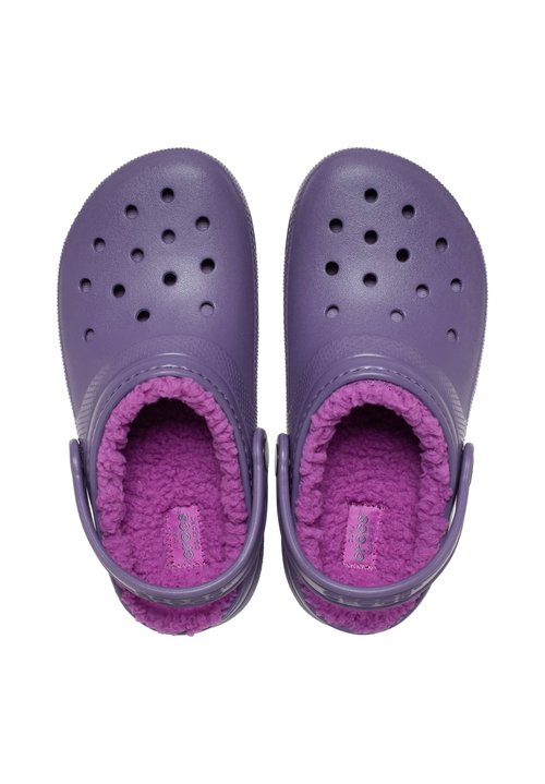 Crocs Kids' Classic Lined Clog - Pantuflas - nightshade — foto 3