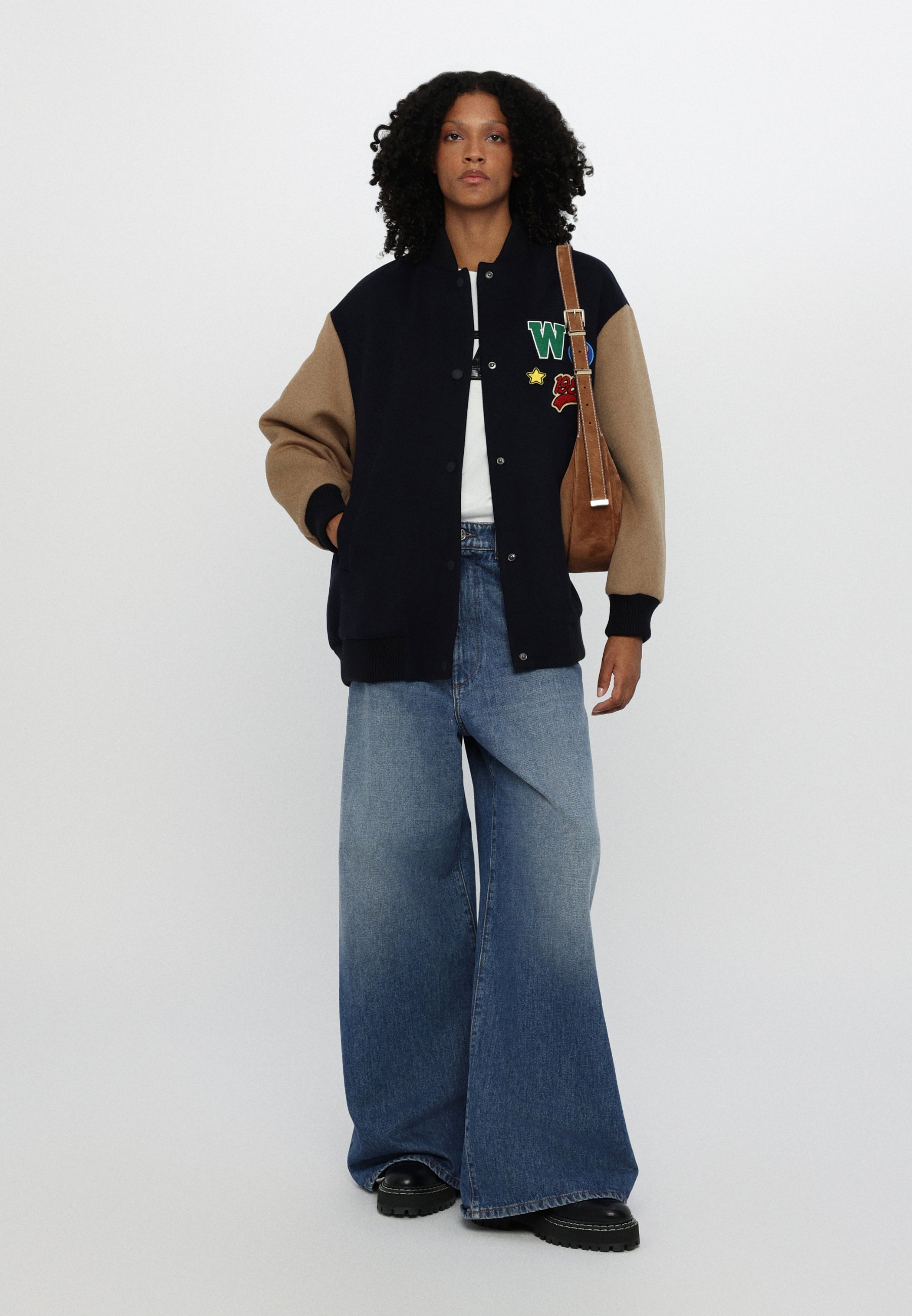 WEEKEND MaxMara ADORNI - Bomber Jacket - blu/dark blue