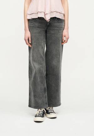 ELYSIAN BACK BUCKLE BAGGY - Τζιν χαλαρής εφαρμογής - dark grey