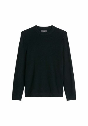 Marc O'Polo, KNIT PULLOVERS LONGSLEEVE BOUCLE - Jumper - black