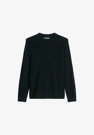 Marc O'Polo, KNIT PULLOVERS LONGSLEEVE BOUCLE - Jumper - black