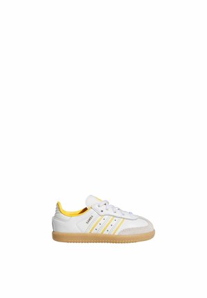 SAMBA OG ELASTIC LACES - Baskets basses - crystal white   cloud white   crew yellow