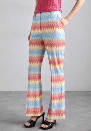 Missoni TROUSERS - Auduma bikses - yellow/red/light blue