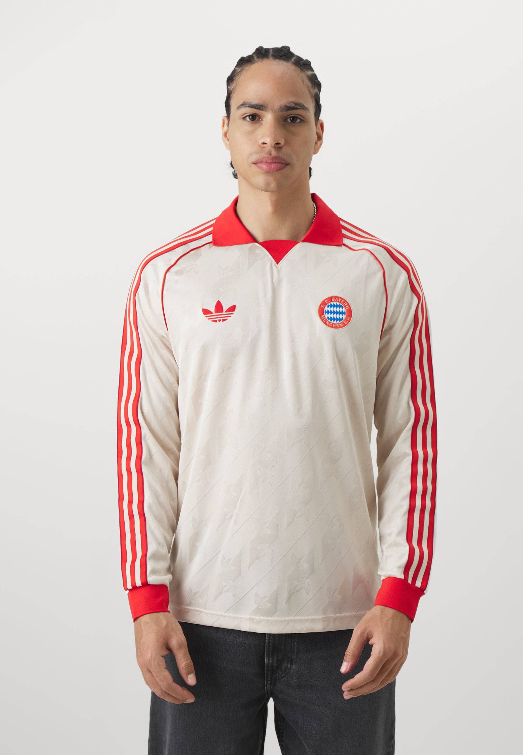 FC Bayern München 長袖ポロシャツ adidas Adidas FC Bayern München Longsleeve Jersey | Apparel » Buy