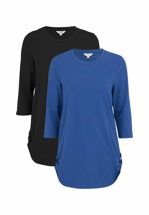 2 PACK WITH 3/4 SLEEVE - Longsleeve - blue black