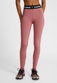 Hummel PULSE MID WAIST - Tights - wistful mauve