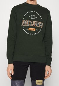 Jack & Jones Felpa - mottled olive