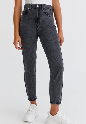 MOM FIT - Jean droit - light grey