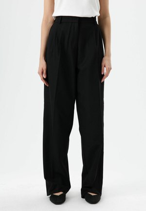 HIGH WAIST - Broek - black