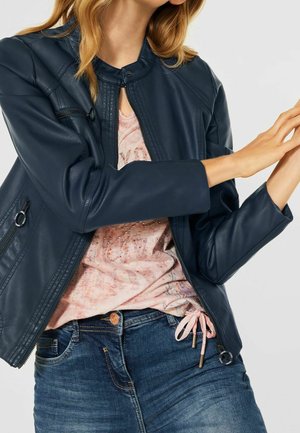 Veste en similicuir - dark blue