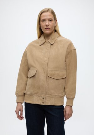 LCWDAISYS - Leather jacket - beige