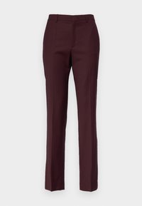 EMMA TROUSERS - Housut - burgundy