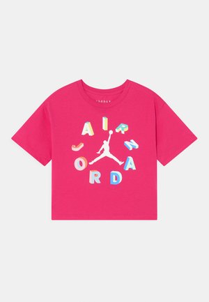 AIR ROUND UP TEE - Camiseta estampada - rush pink