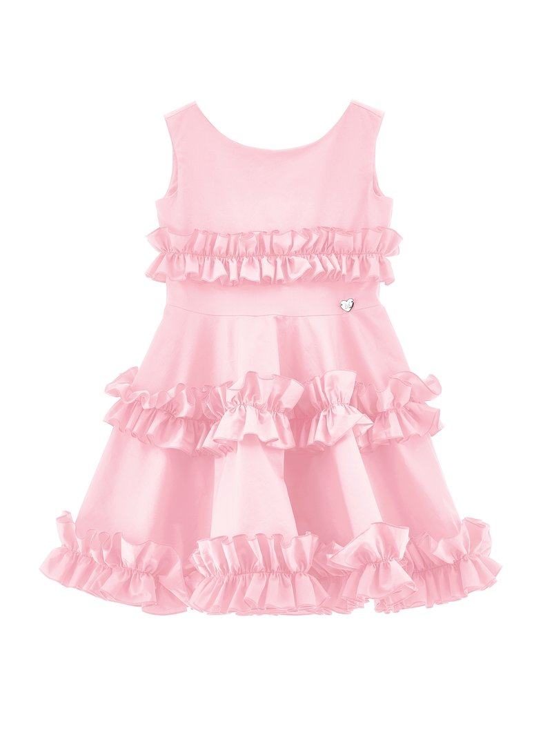 Monnalisa - ABITO CON ROUCHES - Cocktail dress / Party dress - rosa-fairy tale, Enlarge
