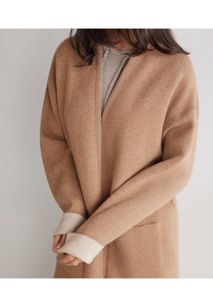 Falconeri ULTRASOFT REVERSIBLE - Klassischer Mantel - natürlich rum light vanilla