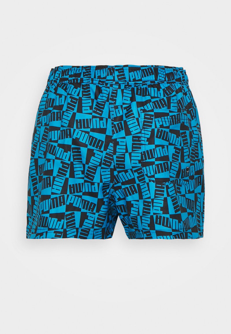 Herren Badehosen | Puma SWIM MEN BLOCK LOGO Badeshorts blue combo/blau - LS91030 Herren Badehosen | Puma SWIM MEN BLOCK LOGO Badeshorts blue combo/blau - LS91030