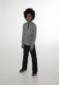 Protest Suéter de forro polar - dark grey melee