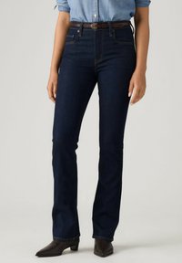 Ikke valgt, blue wave rinse - dark indigo - flat finish 