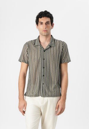WYATT STRIPE RESORT SHIRT - Hemd - olive morning