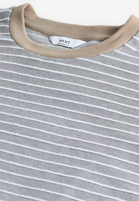 Next TEXTURED STRIPE- REGULAR FIT - T-shirts print - stone