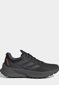 adidas Terrex SOULSTRIDE FLOW - Chaussures de running - core black   grey six   impact orange