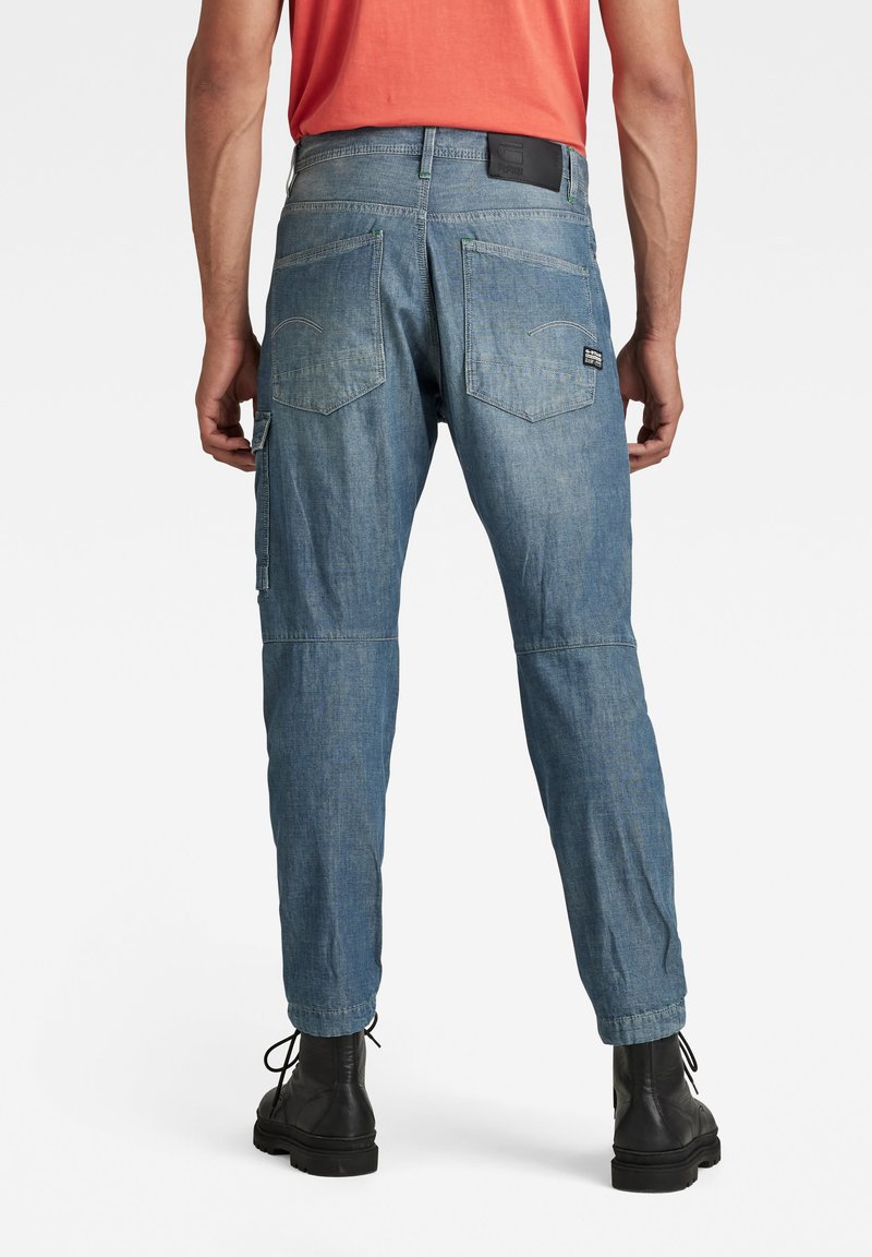 Herren Skinny Fit | G-Star BEARING 3D CARGO Jeans Tapered Fit antic faded aegean blue/blau - LX25764 Herren Skinny Fit | G-Star BEARING 3D CARGO Jeans Tapered Fit antic faded aegean blue/blau - LX25764