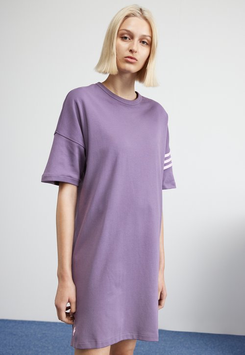 adidas Originals TEE DRESS - Jerseykleid - silver dawn/flieder - Zalando.ch