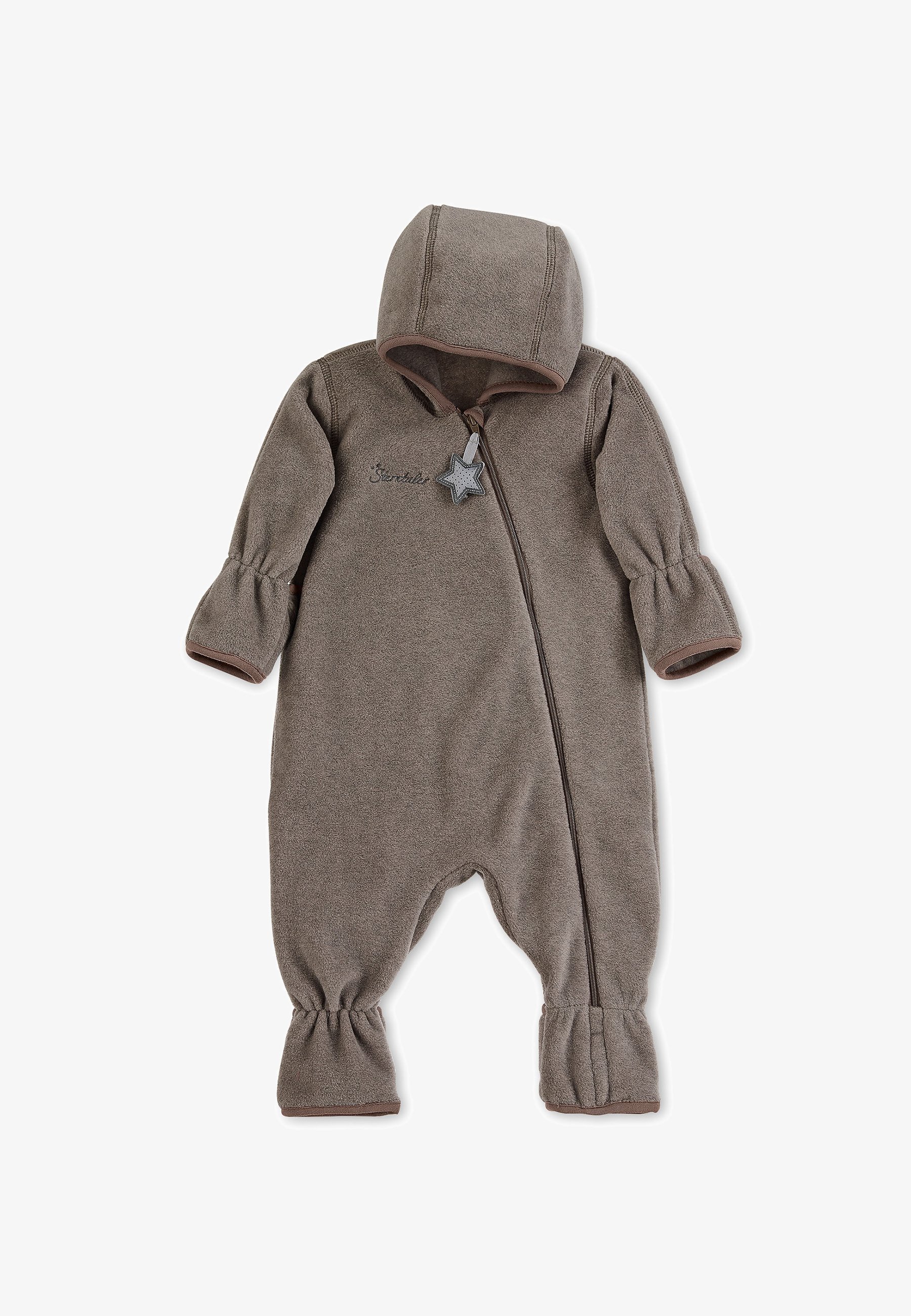 Sterntaler OVERALL MICROFLEECE Jumpsuit brown mottled/brown