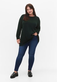 Zizzi IN BLEND - Maglione - scarab