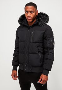 Kings Will Dream SANDERS SHORT  BOMBER JACKET - Casaco leve - jet black