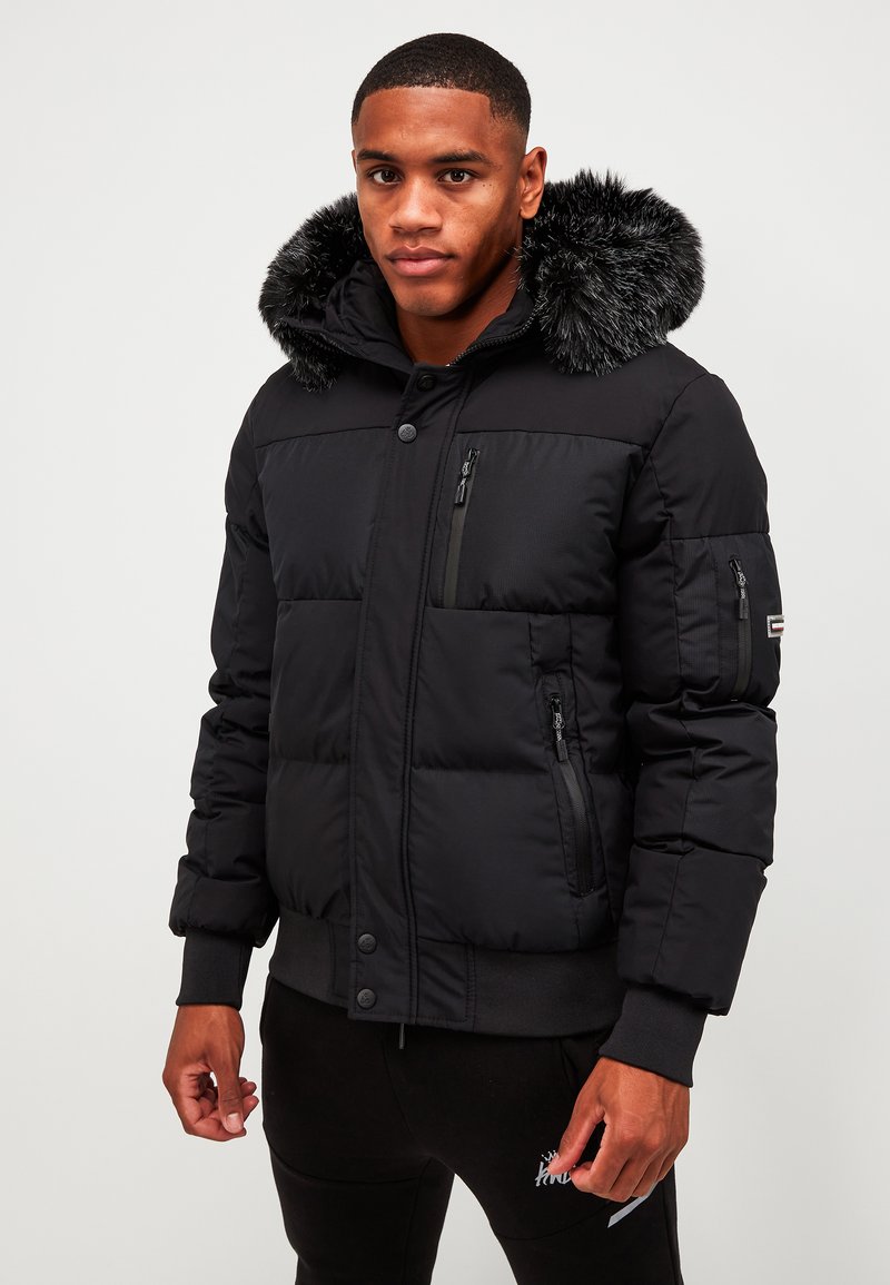 Kings Will Dream SANDERS SHORT  BOMBER JACKET - Casaco leve - jet black