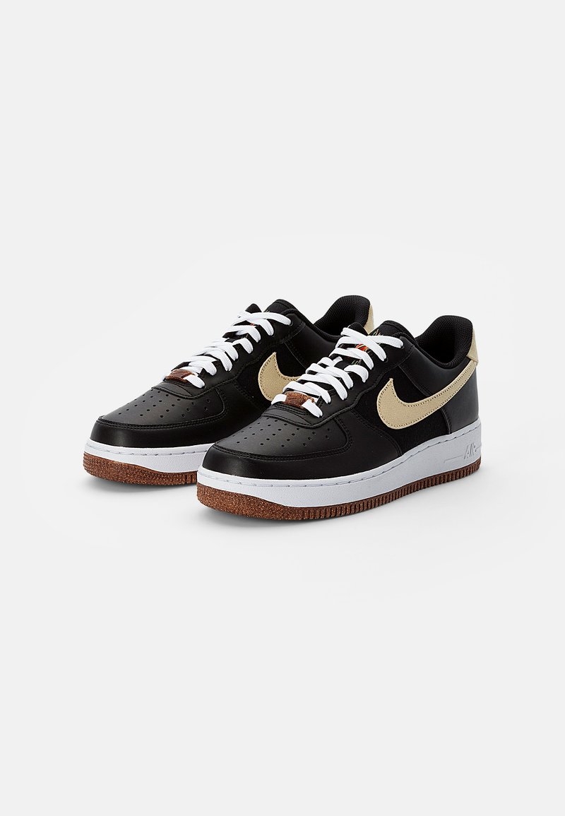 Nike Sportswear Air Force 1 Sneaker Low Black Solar Flare White Black Volt Schwarz Zalando De