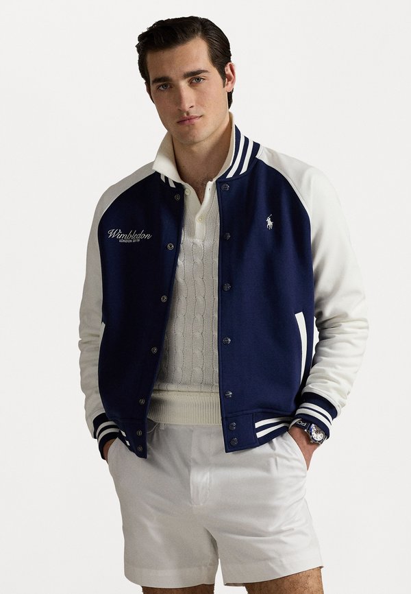 WIMBLEDON DOUBLE KNIT BASEBALL JACKET UNISEX - Bomber Jacket4