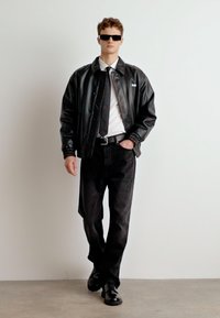 HUGO NATE - Baggy Jeans - dark grey