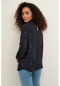 Kaffe KATINNA  - Bluse - dark blue toffee paisley print