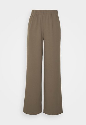 Selected SLFTINNI RELAXED WIDE PANT - Pantalon classique - morel