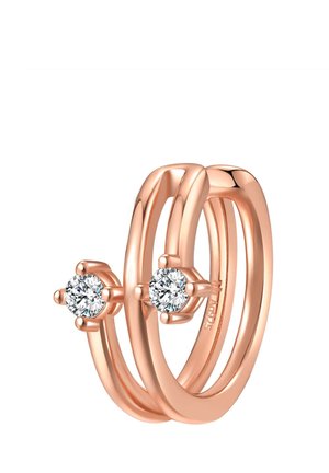 DOUBLE BAND CUFF - Earrings - rose gold-coloured