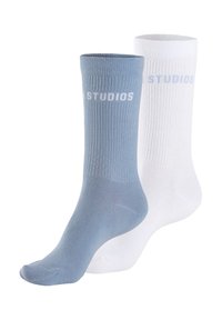 Unausgewählt, hell blau off white