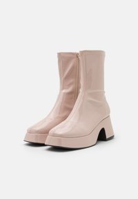 Even&Odd Botines con plataforma - beige