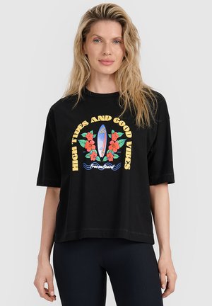 4F, - T-shirt z nadrukiem