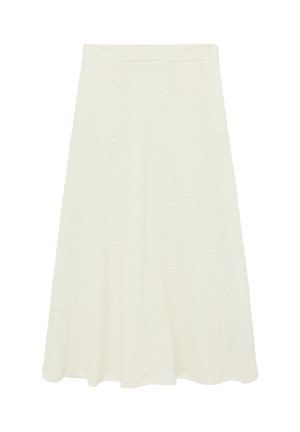 Koton, FLORAL TEXTURED - A-lijn rok - beige