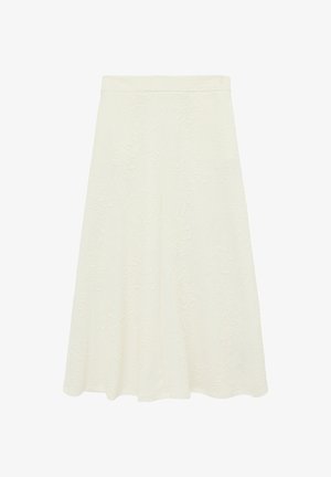 Koton, FLORAL TEXTURED - A-lijn rok - beige