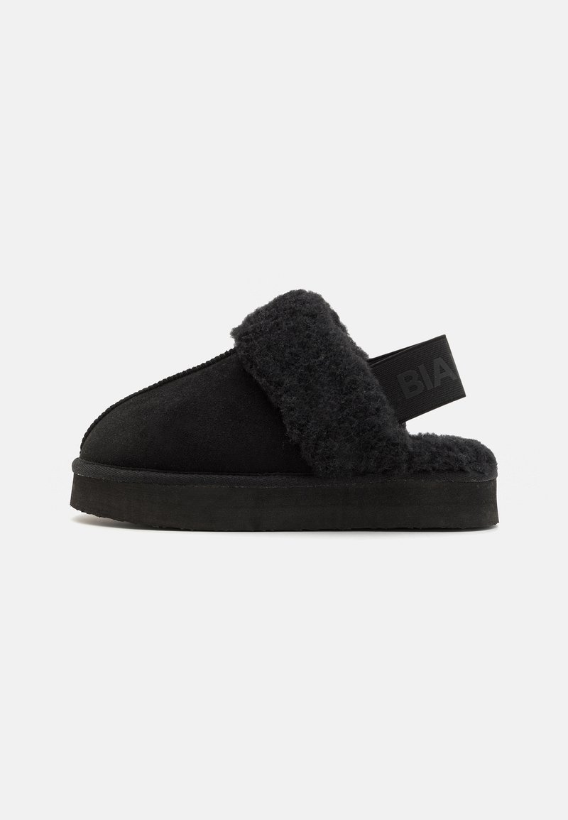 Bianco BIASWEETIE FLATFORM ELASTIC - Hjemmesko - black