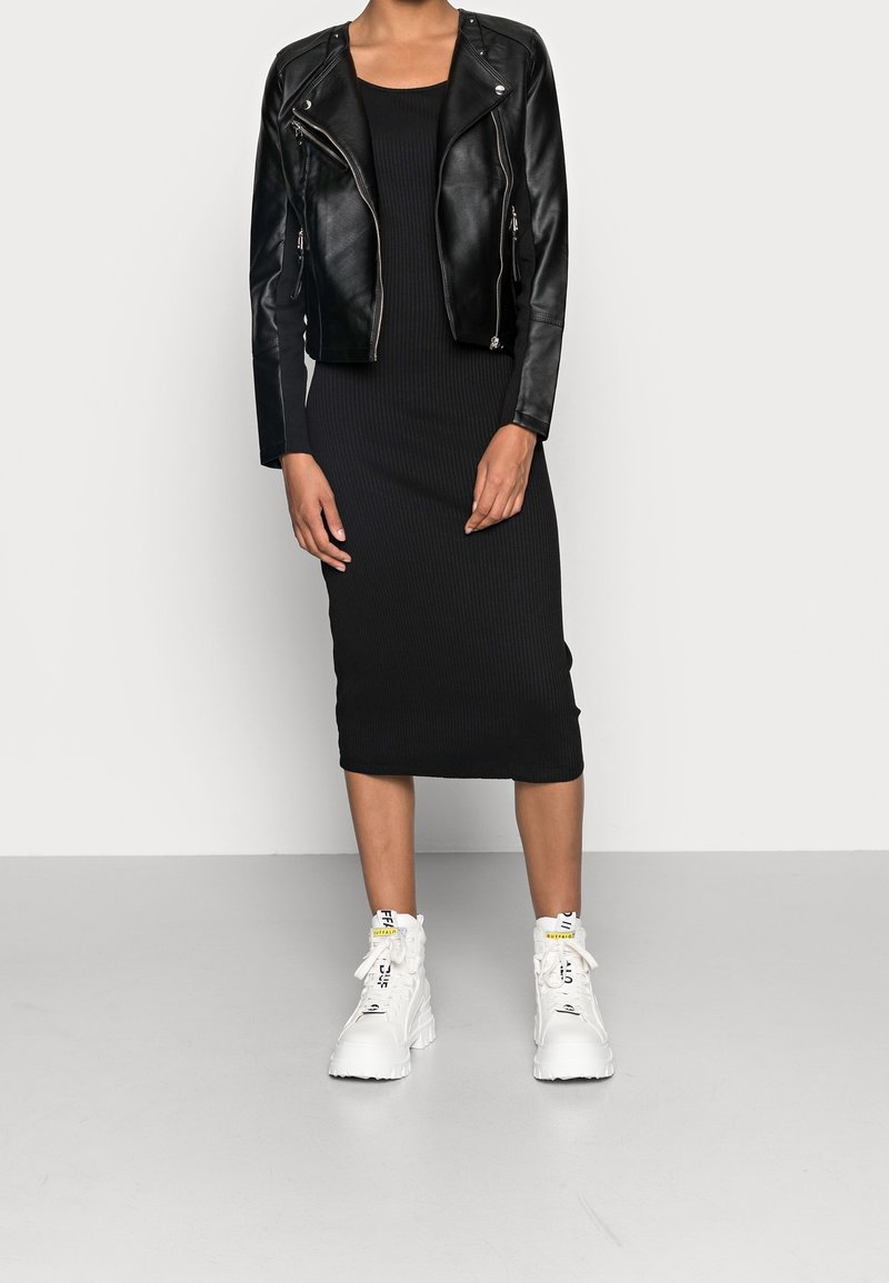 Vero Moda Faux leather jacket - black - (Pre-owned) - Zalando.ie