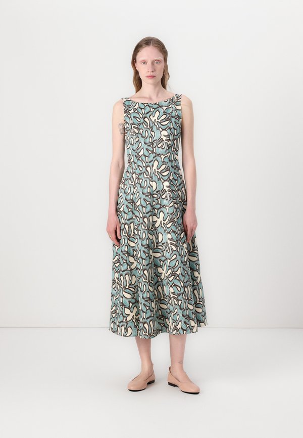 XENIA PANEL MIDI DRESS - Day dress - ocean corals