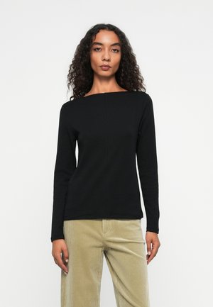 BASIC - Hosszú ujjú felső - deep black