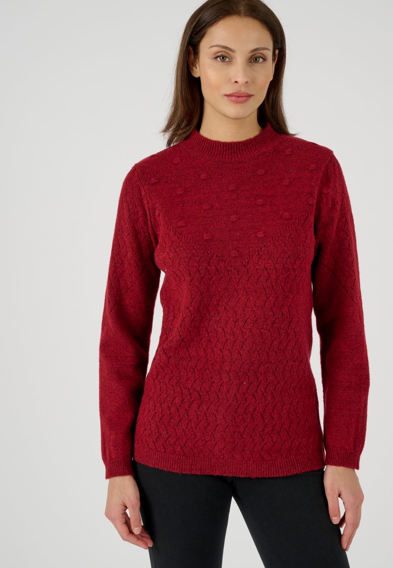 Damart POINT FANTAISIE THERMOLACTYL - Pullover - bordeaux