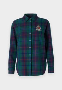 Lauren Ralph Lauren KOTTA LONG SLEEVE BUTTON FRONT SHIRT - Pogājama blūze - green